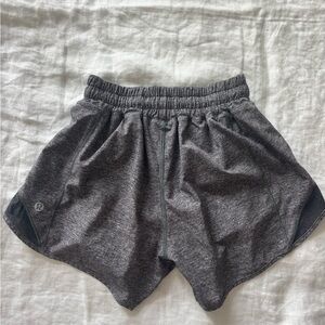 Lululemon Women's Grey 4” Low Rise Hottie Hot Shorts